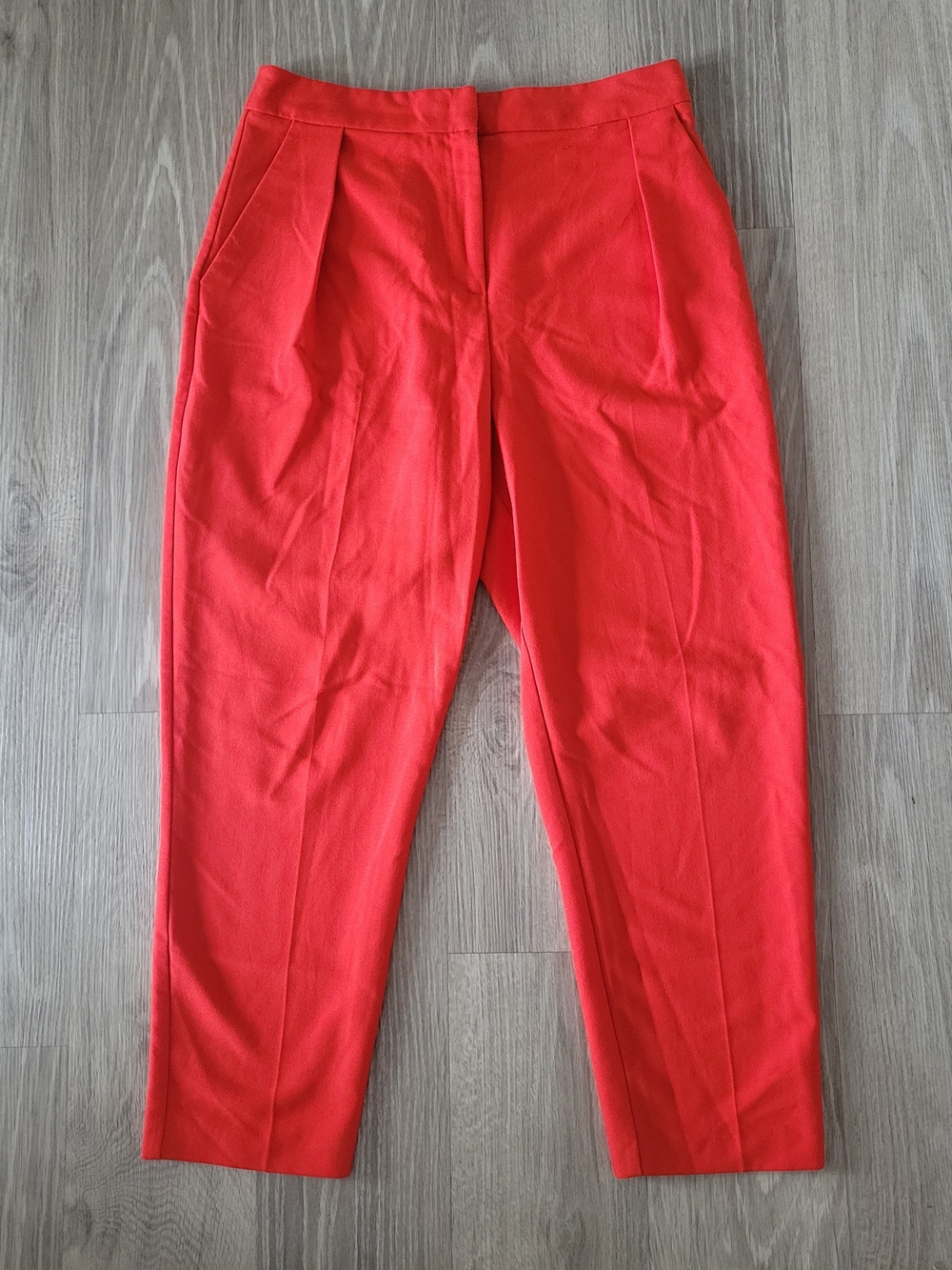 Topshop Bold Bright Red Women's Business Tailored Trousers